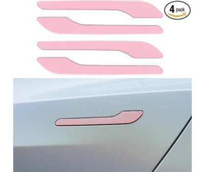 Tesla Pink Door Handle Sticker Anti Scratch for Tesla Car Door