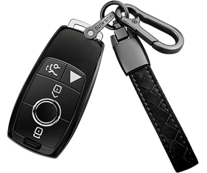 Mercedes Benz Key Fob Cover with Keychain