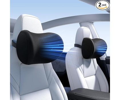 Car Neck Pillow Soft Car Headrest Pillow 100% Memory Foam