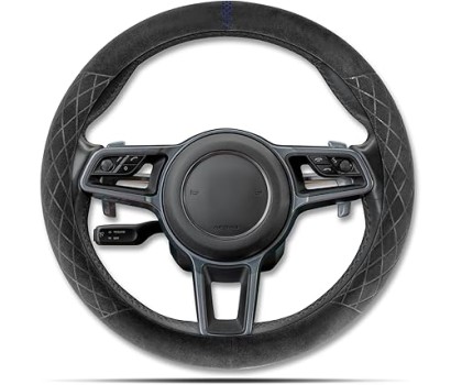 Steering Wheel Cover 14.5" to 15" Fit