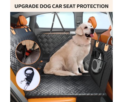 Dog Car Seat Cover for Back Seat Dog Hammock for Car
