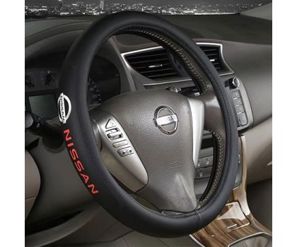 Leather Steering Wheel Cover for Nissan